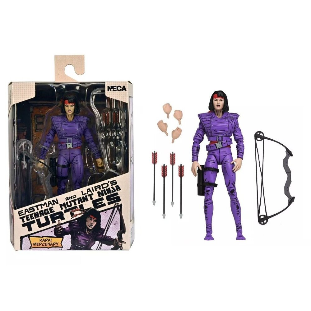 NECA Eastman & Laird's TMNT City at War Karai Mercenary 7" Action Figure